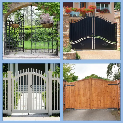 Vista 6 de ERKOON Rueda de Puerta de Carga Pesada con Resorte, Ruedas de Puerta Deslizantes de 10 cm para Puerta de Madera, Puerta de Tubo de Metal, Valla