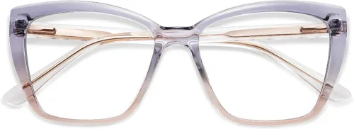 Vista 14 de AMOMOMA Trendy TR90 Gafas de Lectura Grandes con Filtro de Luz Azul para Mujeres, Elegantes Gafas Cuadradas Tipo Ojo de Gato AM6031