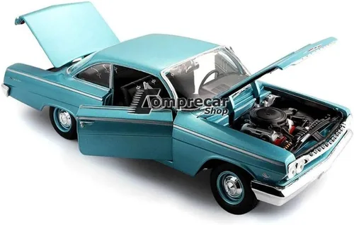 Vista 3 de Maisto 1:18 Escala 1962 Chevy Bel Air Vehículo fundido a presión (los colores pueden variar)