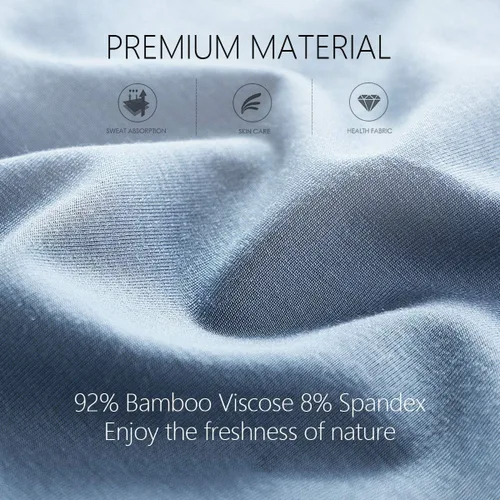 Vista 4 de BAMBOO COOL - Calzoncillos para hombre, cómodos y suaves, de viscosa de bambú (paquete de 4)
