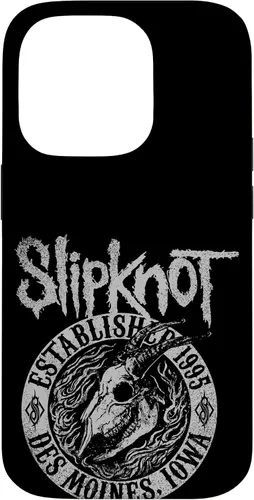 Vista 17 de Funda negra oficial de Slipknot Goat Flames para iPhone 17