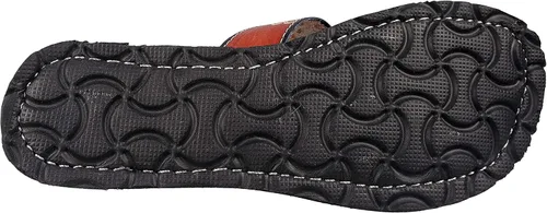 Vista 4 de Sandalias Mexicanas de Piel para Mujer Huarache de Piel Hecho en México