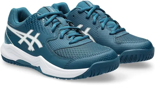Vista 2 de ASICS Kid's Gel-Dedicate 8 GS Tennis Shoes Restful Verde azulado/Blanco