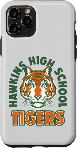 Vista 27 de Funda con logotipo de Stranger Things Hawkins High School Tigers para iPhone 16