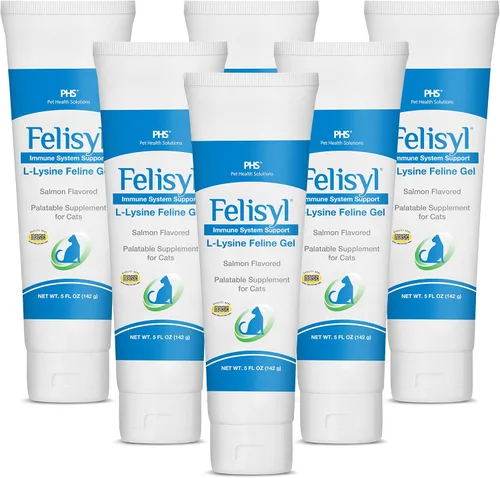 Vista 16 de Felisyl Gel de L-lisina para gatos y gatitos (5 onzas) – Sistema inmunológico, respiratorio y apoyo para la salud ocular. Reduce los estornudos