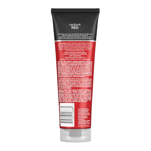 Vista 9 de John Frieda Radiant Red, Acondicionador para Elevar el Color Rojo, Hidrata y Realza los Tonos Rojos con Extracto de Granada y Vitamina E