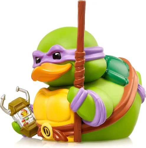 Vista 9 de TUBBZ First Edition Leonardo Figura coleccionable de pato de goma de vinilo – Producto oficial de las Tortugas Ninja Mutantes Adolescentes – TV