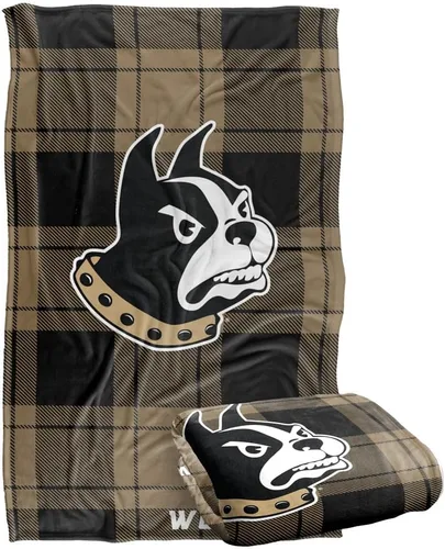 Vista 220 de LOGOVISION St John's University Campus Plaid Spirit Silky Touch Manta súper suave 36 x 58 pulgadas