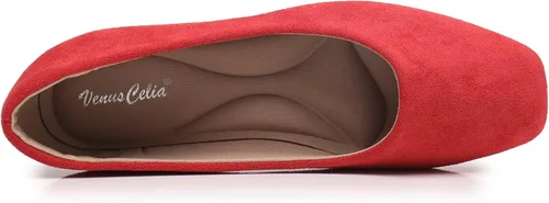 Vista 4 de VenusCelia Zapato plano con punta de baldosa para mujer