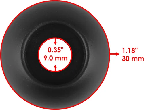 Vista 3 de Caltric 2 empuñaduras y protector compatibles con Honda Recon 250 TRX250 2X4 1997-2001