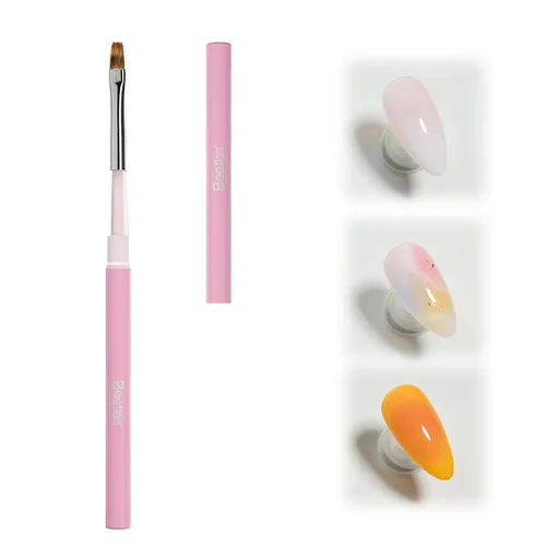 Vista 14 de Beetles - Brocha de uñas para constructor de uñas de gel de doble punta, herramientas de pintura, pincel de uñas, cepillo de limpieza de uñas