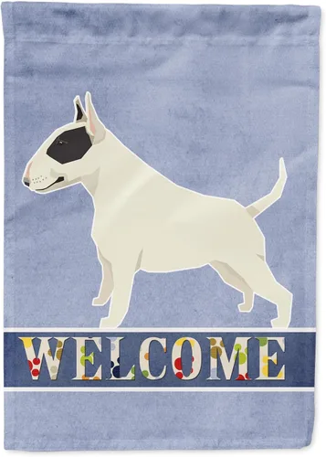 Vista 120 de Caroline's Treasures CK3704GF Bandera de jardín de bienvenida de Akita Shepherd Black and Tan - Bandera decorativa para patio exterior, patio