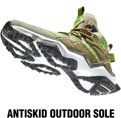Vista 7 de RAX Jungle Wolf - Botas de senderismo impermeables para hombre
