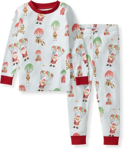 Vista 59 de Burt's Bees Baby Pijama para niña, 2 piezas, camiseta de manga larga y pantalones de algodón orgánico