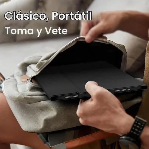 Vista 7 de Funda de teclado para iPad Pro de 12.9 pulgadas (modelo antiguo) 2015 1ª/2017 2ª generación - Teclado Bluetooth inalámbrico recargable, desmontable