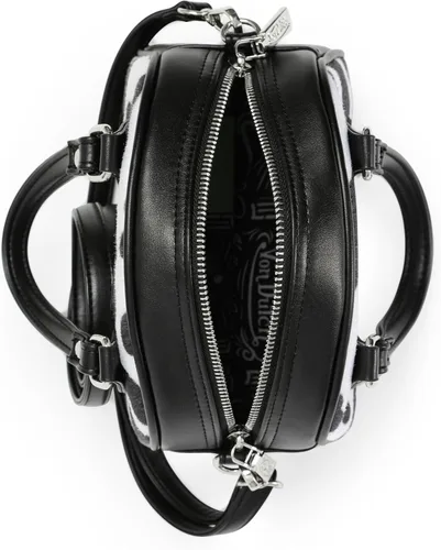 Vista 6 de Von Dutch Bolso de bolos con estampado de vaca para mujer, elegante bolso de mano para mujer con correa ajustable, interior espacioso y piel