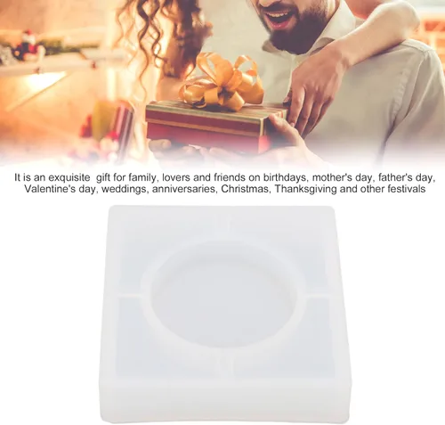 Vista 6 de Cenicero de resina Cenicero Resina Día de San Valentín Regalo de boda Silicona