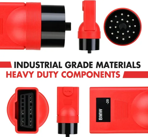 Vista 7 de Autel Adaptador de Diagnóstico Original BMW de 20 Pines, Conector Macho OBD1 de 20 Pines a Hembra OBD2 de 16 Pines para BMW de 20 Pines, Funciona