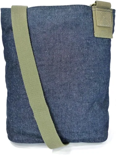 Vista 5 de Chala Bolsos bandolera de lona con llaveromonedero - (Chihuahua Puppy), Azul marino, Mensajero