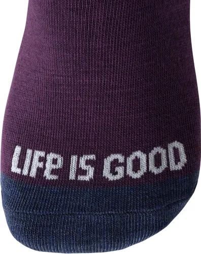 Vista 5 de Life is Good Calcetines para mujer - Calcetines novedosos de corte redondo paquete de 3