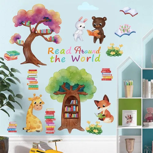 Vista 11 de Colorida calcomanía de pared inspiradora, citas motivacionales, calcomanías de pared con texto positivo para aula, diseño de lunares extraíbles