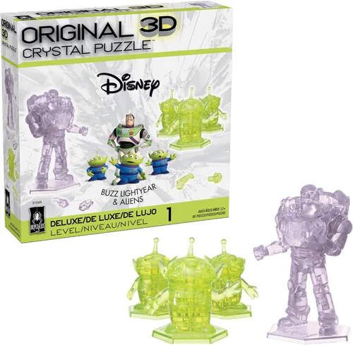 Vista 21 de Disney - Rompecabezas 3D de cristal de Cenicienta Carriage de lujo, rompecabezas de cerebro, a partir de 12 años