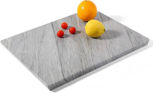 Vista 28 de Koville Tabla de cortar de mármol para cocina, tabla grande de quesos de losa de mármol de 16 x 12 pulgadas, tabla de servir rectangular