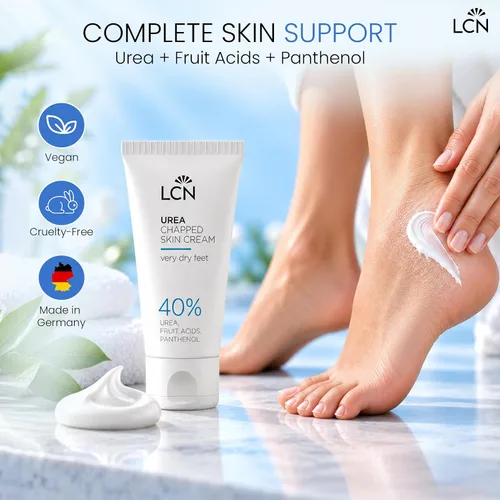 Vista 8 de LCN Crema de piel agrietada de urea 40% para piel gruesa con callos 1.7 fl oz