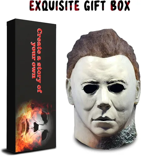 Vista 4 de Michael Myers MaskHalloween Kills Mask Original Michael Myers Mask Adult Latex Scary Face Masks For Carnival Costume Party