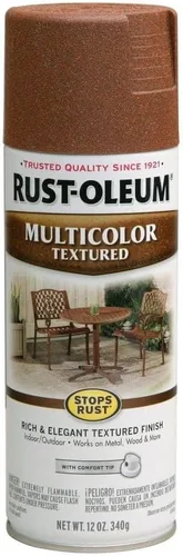 Vista 23 de Rust-Oleum 223525 Stops Rust Pintura en Aerosol Texturizada Multicolor, 12 oz, Hierro Envejecido Hierro añejado