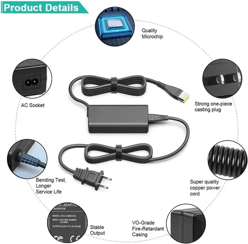 Vista 8 de HKY Reemplazo Resmed AirSense 11 Cable de alimentación 24V 2.71A 65W Fuente de alimentación para Resmed Air 11 AirSense 11 AutoSet/AirSense 11