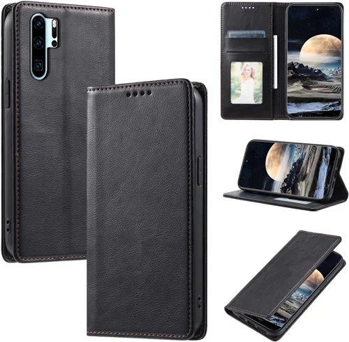 Vista 17 de Funda de cuero compatible con Google Pixel 7, compatible con Google Pixel 7 5G GVU6C GQML3 Flip Folio PU Funda de cuero negro