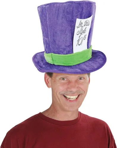 Vista 2 de Beistle Gorro unisex de tela de felpa suave para disfraz sombrero