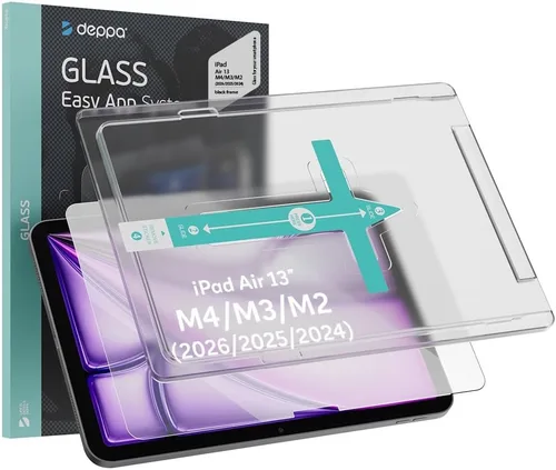Vista 10 de Deppa Protector de pantalla para iPad Air de 11 pulgadas M4/M3/M2 (2026/2025/2024, 8ª/7ª/6ª generación) con kit de fácil instalación, compatible