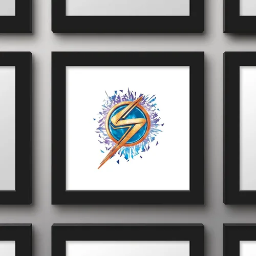 Vista 3 de Trends International Gallery Pops Marvel Ms. Marvel - Póster de pared con icono de pared, 12 x 12 pulgadas, versión enmarcada en negro