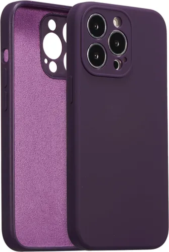 Vista 35 de Funda de silicona para iPhone Air, con [protección completa de la cámara] [forro de microfibra suave antiarañazos], funda de silicona líquida ultra