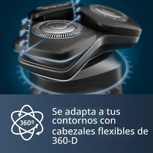 Vista 5 de Philips Shaver Series 5000 - Afeitadora en seco y húmedo con soporte de carga, S5898/25