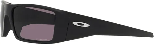 Vista 3 de Oakley Gafas de sol para hombre, marco negro mate, lentes gris Prizm, 2.402in