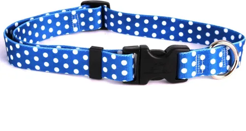 Vista 18 de Collar de diseño amarillo estándar para perro, pequeño, s, Marrón Lunares de Navidad