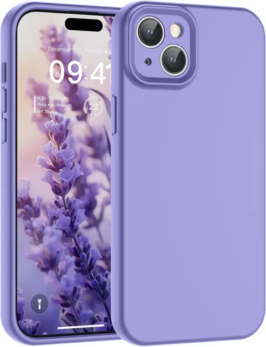Vista 168 de SUPFINE - Funda diseñada para iPhone 12, silicona líquida premium con [forro de microfibra suave antiarañazos][protección de cámara mejorada], funda