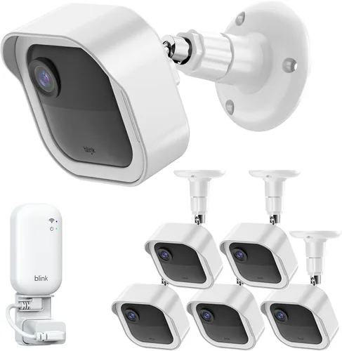 Vista 9 de Nuevo Blink - Soporte de pared para cámara para exteriores, montaje ajustable de 360° y carcasa protectora a prueba de clima con módulo Blink Sync