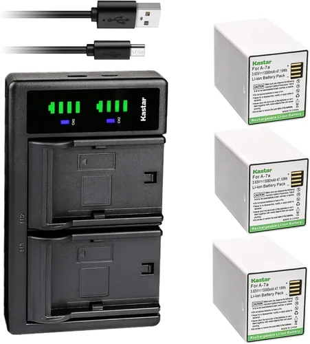 Vista 6 de Kastar LTD2 - Cargador de batería USB compatible con cámara Arlo Pro 3 XL VMC4040P, cámara de reflector Pro 3 VMA5410-10000S, VMA5600