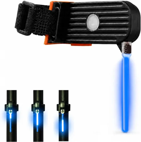 Vista 10 de Luz trasera de bicicleta LED Photondrop, luz trasera roja que fluye, luz trasera para bicicleta, 3 modos, recargable por USB, resistente al agua