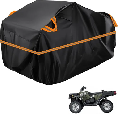 Vista 24 de Cubierta para ATV impermeable compatible con Arctic Cat H1 EFI TRV Cruiser 4x4 2011, cubierta de 210D para vehículos de 4 ruedas, cubierta para quad