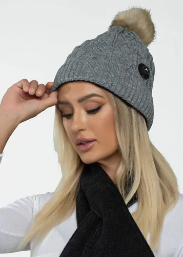 Vista 5 de FNDN Gorro de punto con batería recargable ideal para esquí, pesca, camping, clima frío, caza
