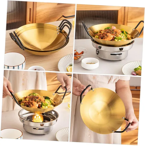 Vista 3 de Housoutil Sartén gruesa de acero inoxidable para utensilios de cocina