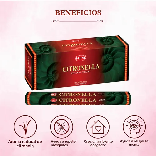Vista 3 de Hem Varitas de incienso de citronela, 120