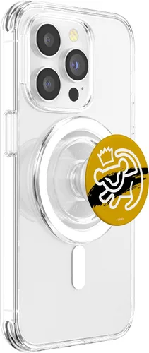 Vista 3 de Disney The Lion King Simba Outline PopSockets MagSafe PopGrip para iPhone