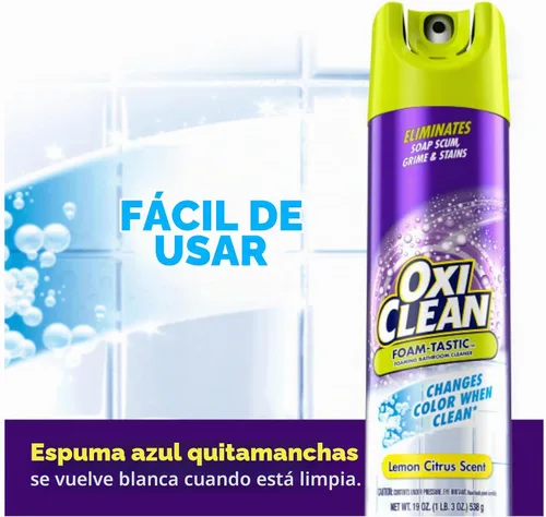 Vista 6 de Kaboom con espuma OxiClean Tastic - Cítricos - 19 oz - Paquete de 2
