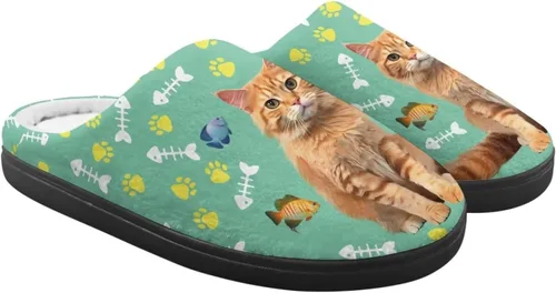 Vista 2 de Viewamoon Zapatos de casa de felpa unisex para niños, pantuflas cálidas para interiores para niños y niñas, pantuflas de casa para otoño e invierno